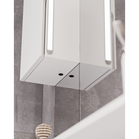 Зеркало-шкаф Mirsant Soho LED 60 см L - 7 Зеркало-шкаф Mirsant Soho LED 60 см L фото 7