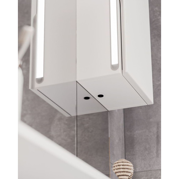 Зеркало-шкаф Mirsant Soho LED 80 см R - 7 Зеркало-шкаф Mirsant Soho LED 80 см R фото 7