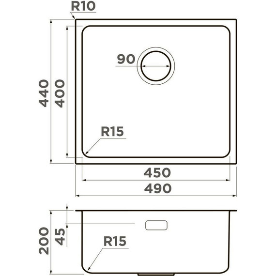 Кухонная мойка Tadzava 49-U/I Ultra 15 IN 1 мм 4997115, Цвет производителя: нержавеющая сталь фото 2
