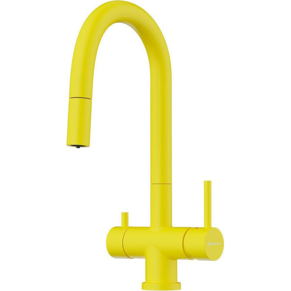 Смеситель для кухни Omoikiri Akita-S SL 4994440, sicilian lemon матовый фото 