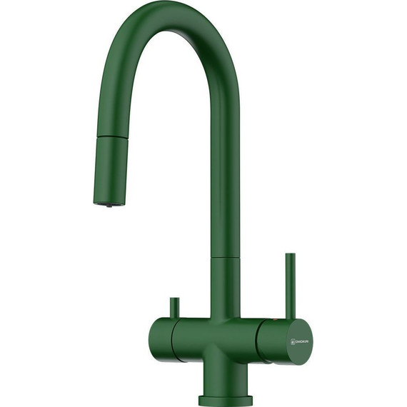 Смеситель для кухни Omoikiri Akita-S RG 4994437, royal green матовый фото 