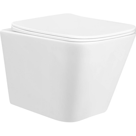 Инсталляция с подвесным унитазом комплект: Grohe Rapid SL 38772001 с подвесным безободковым унитазом Taliente Correto CR25200 сиденье микролифт, крепление, кнопка смыва хром фото 3