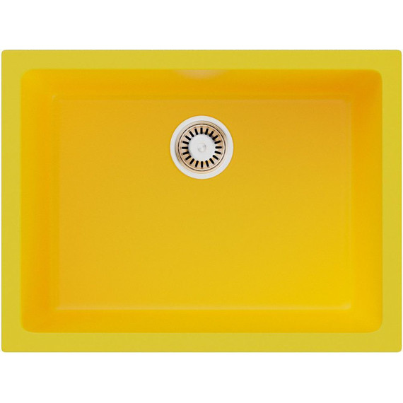 Кухонная мойка Omoikiri Okinoshima 61-U/I SL-Matt 4993134, sicilian lemon матовый, Цвет производителя: sicilian lemon матовый фото 
