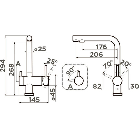 Смеситель для кухни Omoikiri Nagano WH-P 4974054, белый фото 2