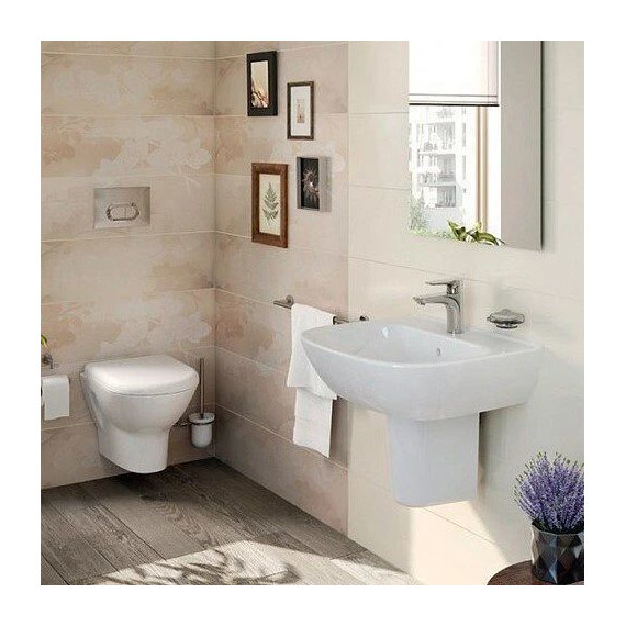 Инсталляция с подвесным безободковым унитазом Vitra Zentrum L-Box 9012B003-7206 - 2 Инсталляция с подвесным безободковым унитазом Vitra Zentrum L-Box 9012B003-7206 фото 2