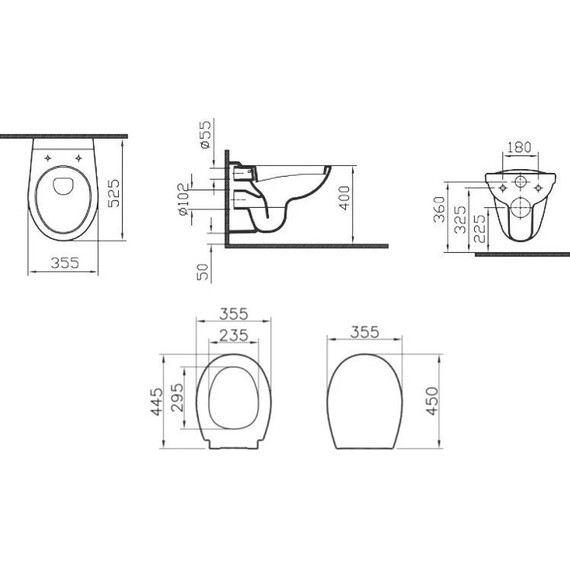 Инсталляция с подвесным унитазом Vitra Normus L-Box 9773B003-7206 - 7 Инсталляция с подвесным унитазом Vitra Normus L-Box 9773B003-7206 фото 7