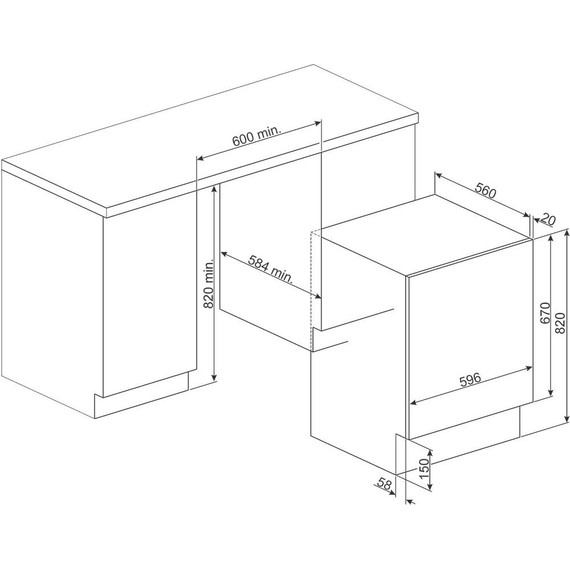 Встраиваемая стиральная машина Smeg LSIA127 фото 2