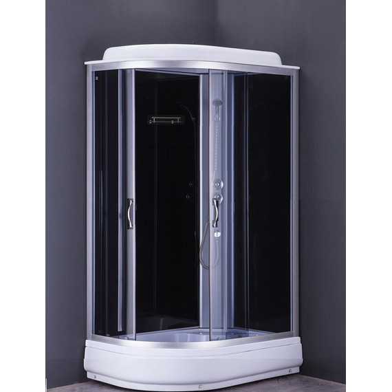 Душевая кабина Loranto 120x80 см CS-66120-20 R G, хром/прозрачное - 2 Душевая кабина Loranto 120x80 см CS-66120-20 R G, хром/прозрачное фото 2