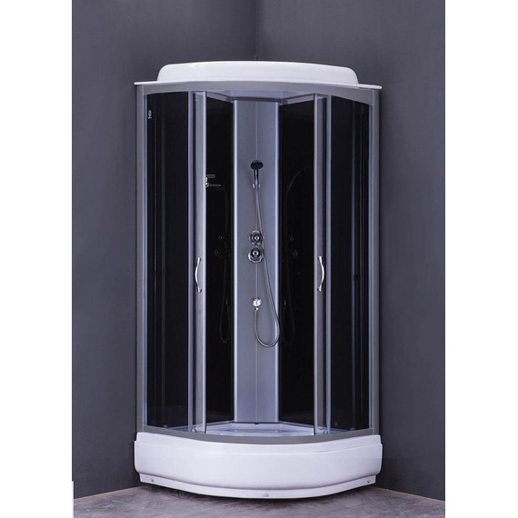 Душевая кабина Loranto 90 см CS-6690-25 G, хром/прозрачное фото 2