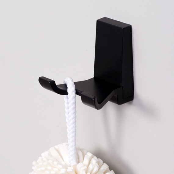 Двойной крючок WasserKraft Abens K-3223D, цвет чёрный - 3 Двойной крючок WasserKraft Abens K-3223D, цвет чёрный фото 3