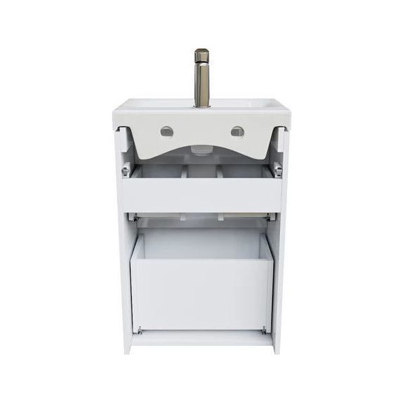 Тумба напольная с раковиной Iddis Zodiac 50 см ZOD5CBFi95K, белый матовый - 3 Тумба напольная с раковиной Iddis Zodiac 50 см ZOD5CBFi95K, белый матовый фото 3