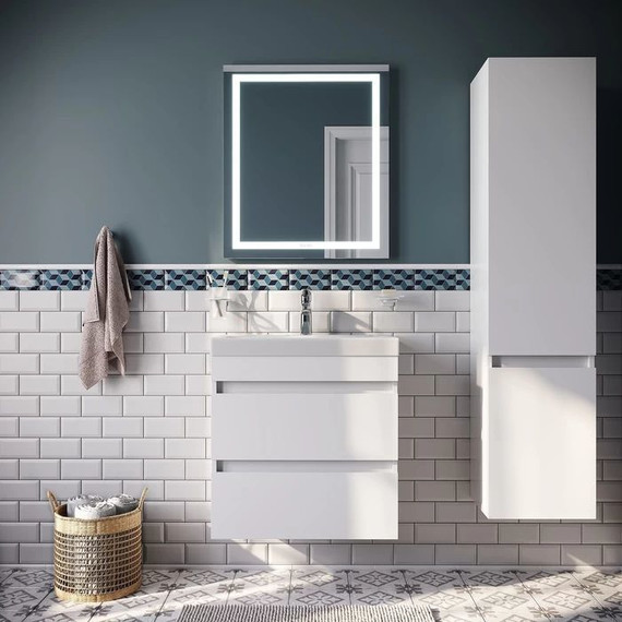 Тумба подвесная с раковиной Iddis Zodiac 60 см ZOD6CB0i95K, белый матовый - 4 Тумба подвесная с раковиной Iddis Zodiac 60 см ZOD6CB0i95K, белый матовый фото 4