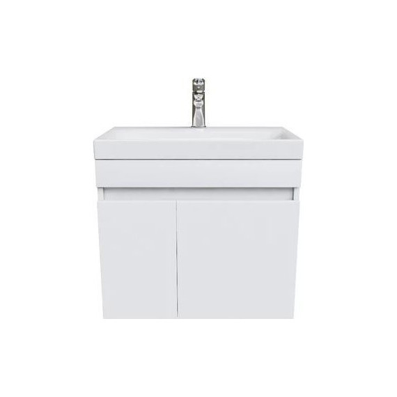 Тумба подвесная с раковиной Iddis Zodiac 60 см ZOD6CD0i95K, белый матовый - 2 Тумба подвесная с раковиной Iddis Zodiac 60 см ZOD6CD0i95K, белый матовый фото 2