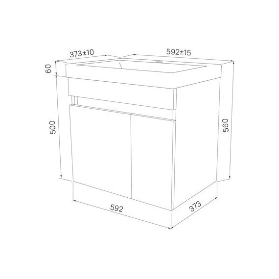 Тумба подвесная с раковиной Iddis Zodiac 60 см ZOD6CD0i95K, белый матовый - 6 Тумба подвесная с раковиной Iddis Zodiac 60 см ZOD6CD0i95K, белый матовый фото 6