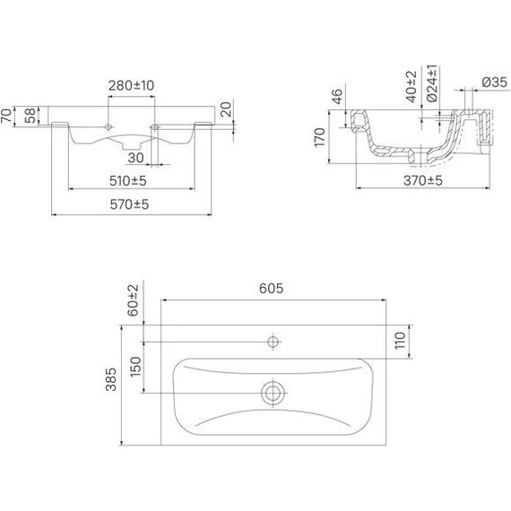 Тумба подвесная с раковиной Iddis Zodiac 60 см ZOD6CD0i95K, белый матовый - 7 Тумба подвесная с раковиной Iddis Zodiac 60 см ZOD6CD0i95K, белый матовый фото 7