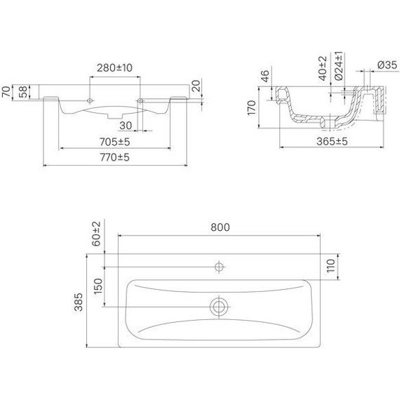 Тумба подвесная с раковиной Iddis Zodiac 80 см ZOD8CB0i95K, белый матовый фото 8