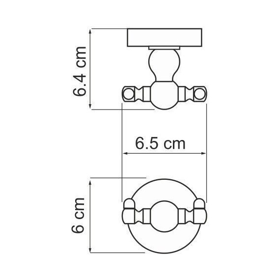 Двойной крючок WasserKraft Diemel K-2223D - 4 Двойной крючок WasserKraft Diemel K-2223D фото 4