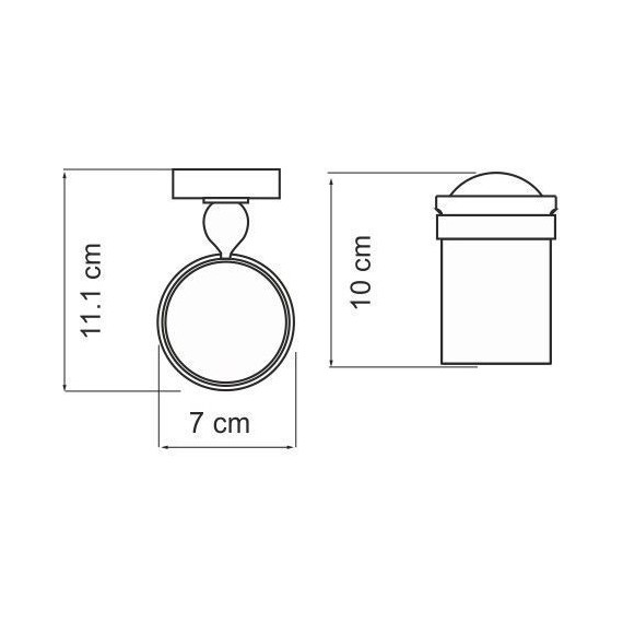 Стакан для зубных щеток WasserKraft Diemel K-2228 - 3 Стакан для зубных щеток WasserKraft Diemel K-2228 фото 3
