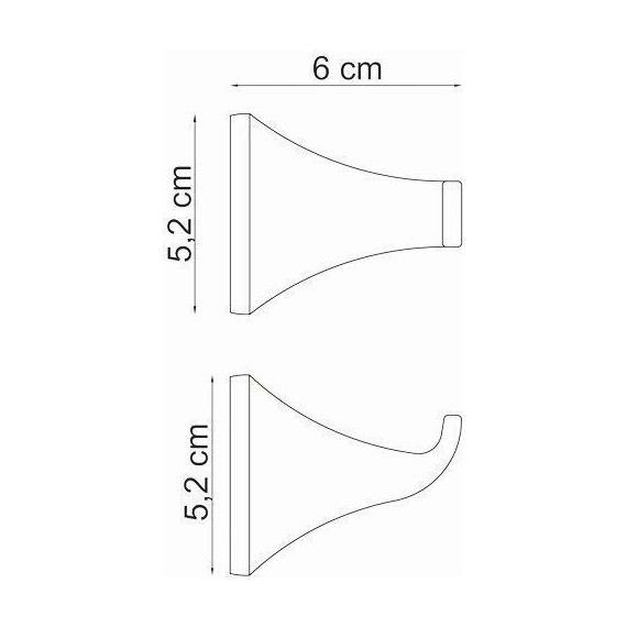 Крючок WasserKraft Wern K-2523 фото 3