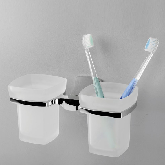 Двойной стакан для зубных щеток WasserKraft Wern K-2528D - 2 Двойной стакан для зубных щеток WasserKraft Wern K-2528D фото 2