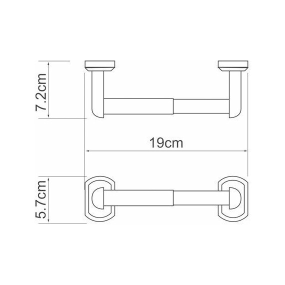 Держатель для туалетной бумаги WasserKraft Oder K-3022 фото 3