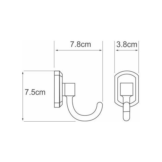 Крючок WasserKraft Oder K-3023 фото 3