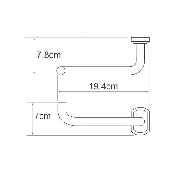 Держатель для туалетной бумаги WasserKraft Oder K-3096 фото 3