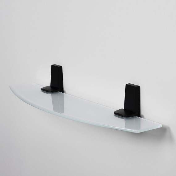 Стеклянная полка WasserKraft Abens K-3224, цвет чёрный - 3 Стеклянная полка WasserKraft Abens K-3224, цвет чёрный фото 3