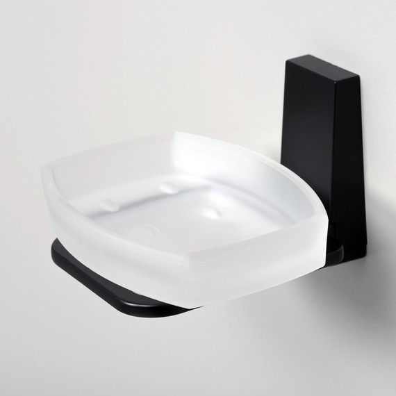 Мыльница WasserKraft Abens K-3229, цвет чёрный - 2 Мыльница WasserKraft Abens K-3229, цвет чёрный фото 2