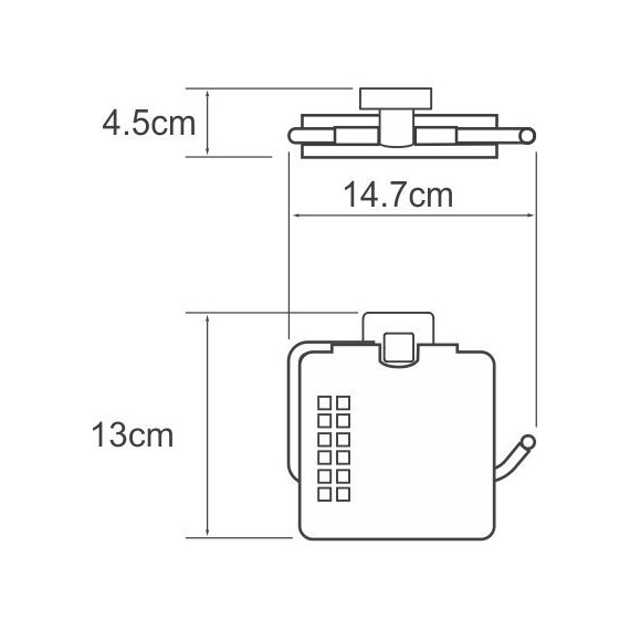 Держатель для туалетной бумаги WasserKraft Dill K-3925 фото 3