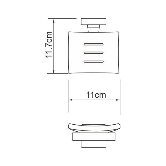 Мыльница WasserKraft Dill K-3929 фото 3
