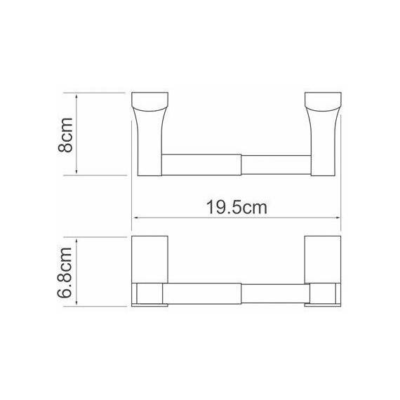 Держатель для туалетной бумаги WasserKraft Leine K-5022 фото 3