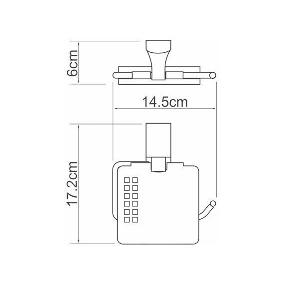 Держатель для туалетной бумаги WasserKraft Leine K-5025 фото 3