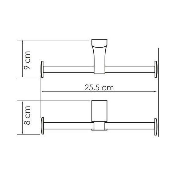 Держатель для туалетной бумаги WasserKraft Leine K-5096D фото 2
