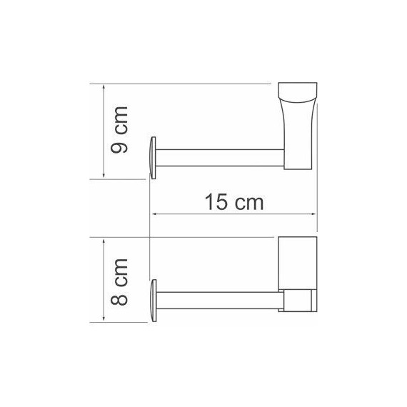 Держатель для туалетной бумаги WasserKraft Leine K-5096 фото 3