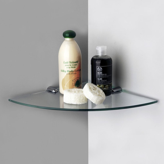 Стеклянная полка угловая WasserKraft K-533 фото 2