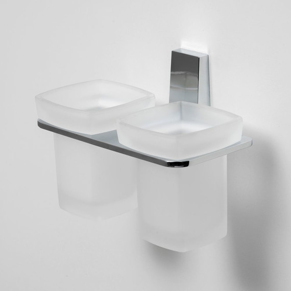 Двойной стакан для зубных щеток WasserKraft Lopau K-6028D фото 3