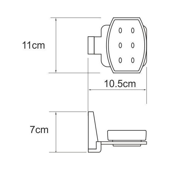 Мыльница WasserKraft Lopau K-6029 фото 4