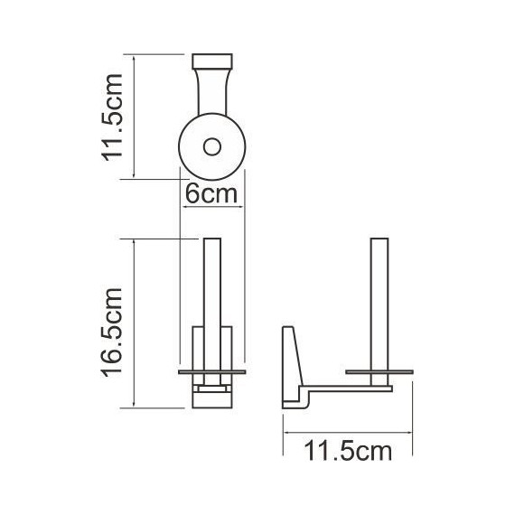 Держатель для туалетной бумаги WasserKraft Lopau K-6097 фото 4