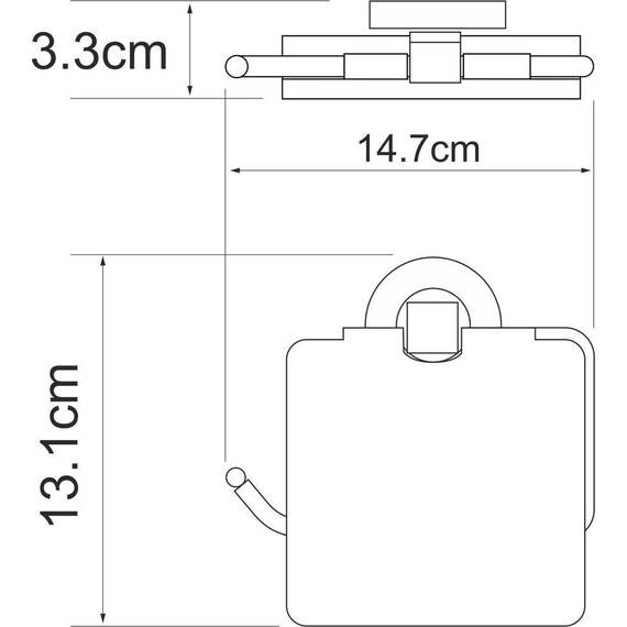 Держатель для туалетной бумаги WasserKraft Rhein K-6225 фото 3