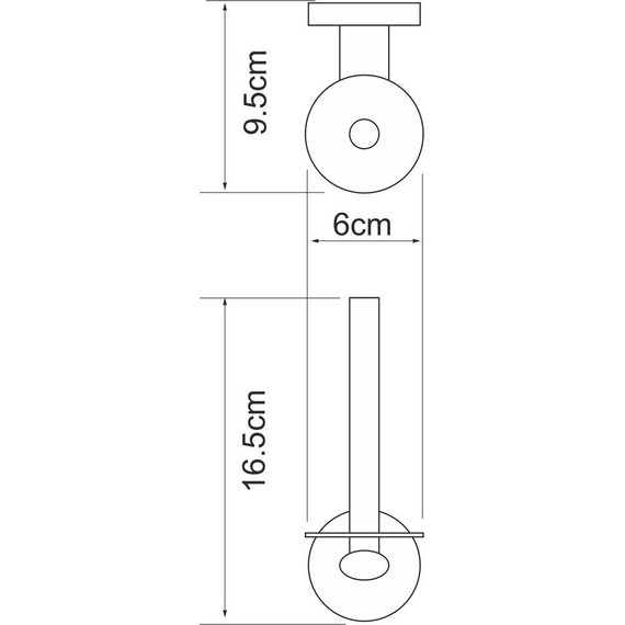 Держатель для туалетной бумаги WasserKraft Rhein K-6297 фото 3