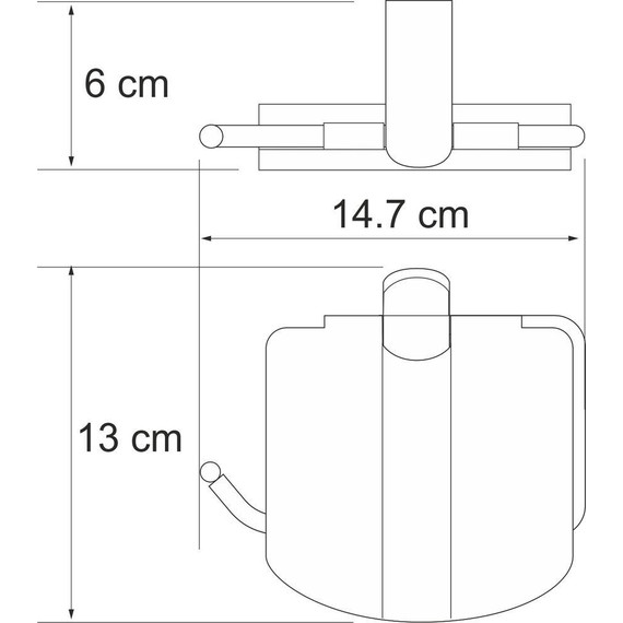 Держатель для туалетной бумаги WasserKraft Berkel K-6825 фото 3
