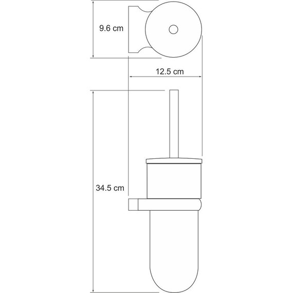 Ёршик для унитаза WasserKraft Berkel K-6827 - 3 Ёршик для унитаза WasserKraft Berkel K-6827 фото 3