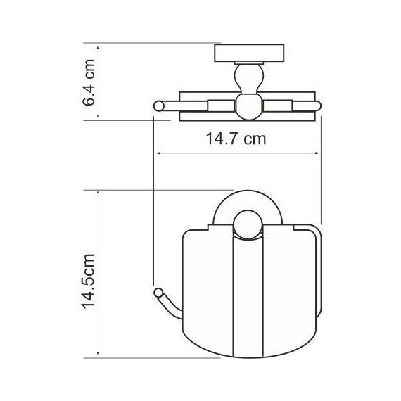 Держатель для туалетной бумаги WasserKraft Regen K-6925 - 3 Держатель для туалетной бумаги WasserKraft Regen K-6925 фото 3