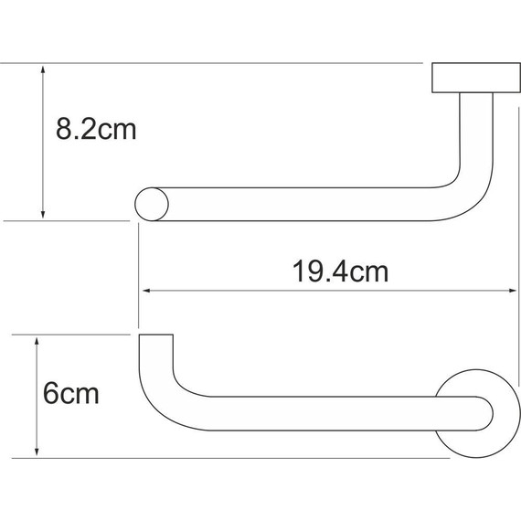 Держатель для туалетной бумаги WasserKraft Donau K-9496 фото 3