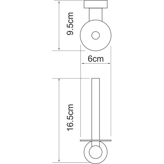 Держатель для туалетной бумаги WasserKraft Donau K-9497 фото 3