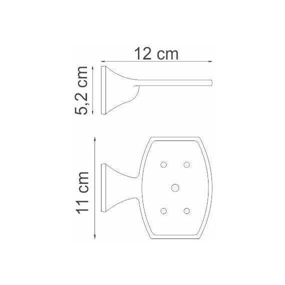 Мыльница WasserKraft Wern K-2569 - 3 Мыльница WasserKraft Wern K-2569 фото 3