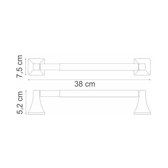 Полотенцедержатель WasserKraft Wern K-2591 - 3 Полотенцедержатель WasserKraft Wern K-2591 фото 3