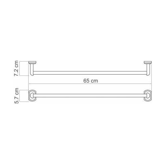 Полотенцедержатель WasserKraft Oder K-3030 - 3 Полотенцедержатель WasserKraft Oder K-3030 фото 3