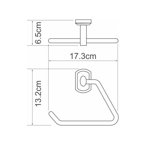 Кольцо для полотенец WasserKraft Oder K-3061 - 3 Кольцо для полотенец WasserKraft Oder K-3061 фото 3